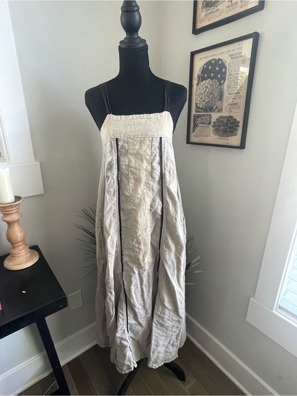 Eclectia Linen Maxi Dress Small Made in Greece